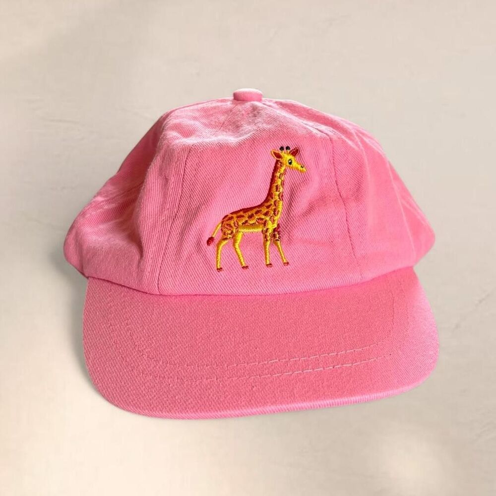 Kids Giraffe Pink Hat